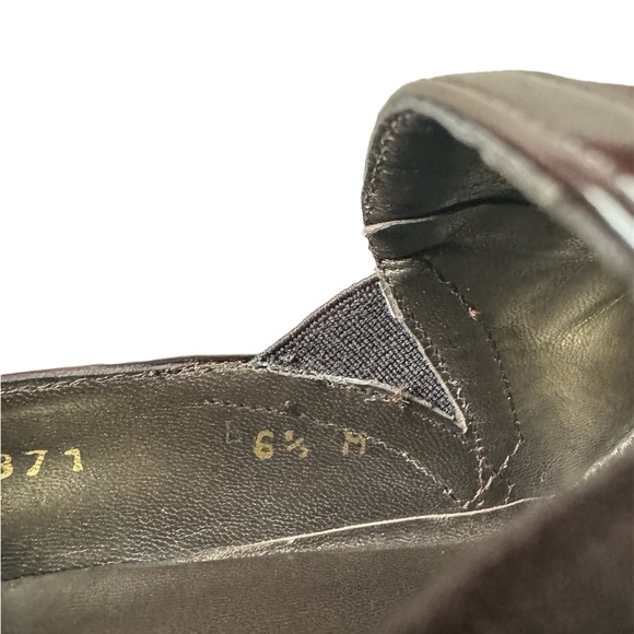 Stuart Weitzman Slip On Platform Suede Booties Dark Brown Size 6.5 - Picture 10 of 13